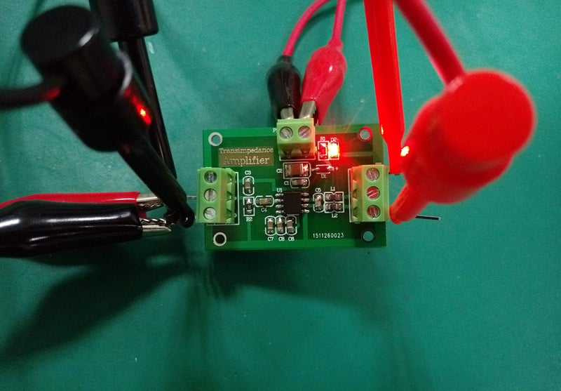Taidacent AD8015 Wideband/Differential Output Transimpedance Amplifier Module Single-Ended to Differential 240M Bandwidth 155Mbps Data Rate - Image 2